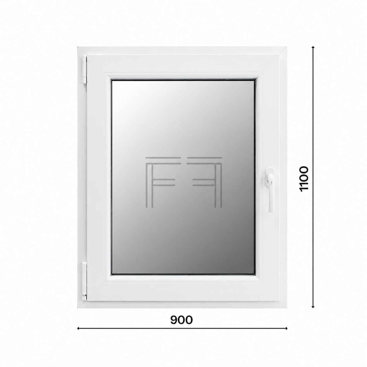 Ventana de una hoja 900x1100