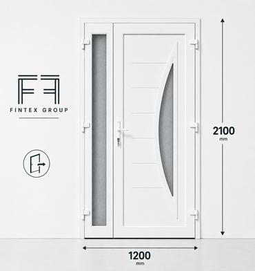 FINTEX PORTA D'INGRESSO IN PVC 2 ANTE M.5 1200x2100 CONSEGNA IN 30 GIORNI