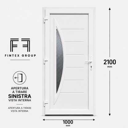 Fintex Porta D'ingresso in Pvc M.5 - 1000 x 2100