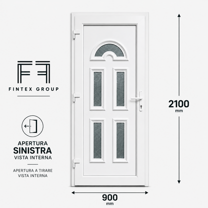 Fintex Porta D'ingresso in Pvc M.2 - 900 x 2100