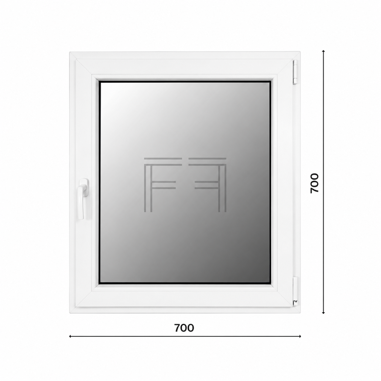 Ventana de una hoja 700x700