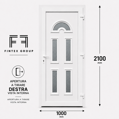 Fintex Porta D'ingresso in Pvc M.2 - 1000 x 2100