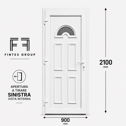 Fintex Porta D'ingresso in Pvc M.4 - 900 x 2100