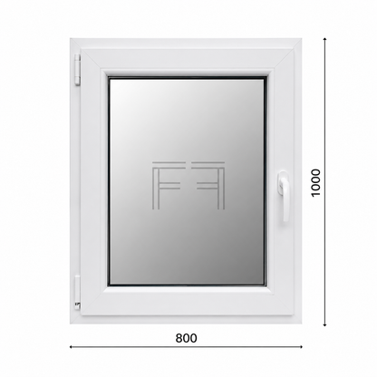 Ventana de una hoja 800x1000