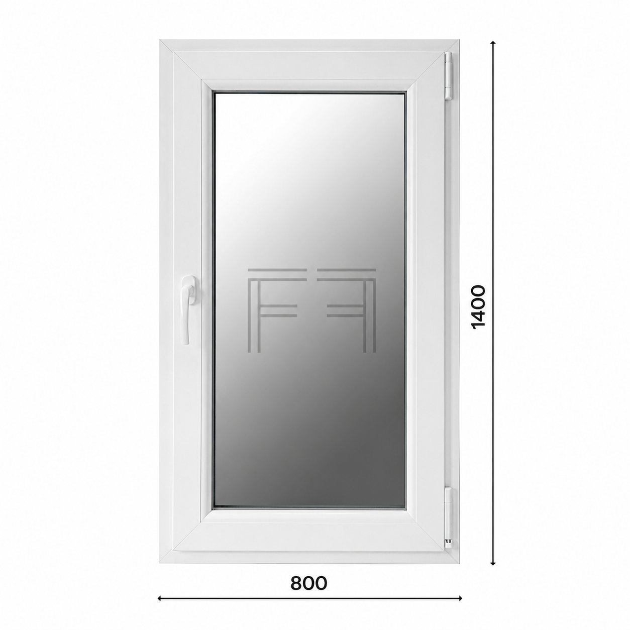 Ventana de una hoja 800x1400