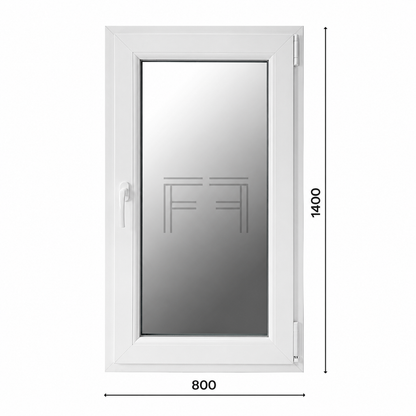 Ventana de una hoja 800x1400