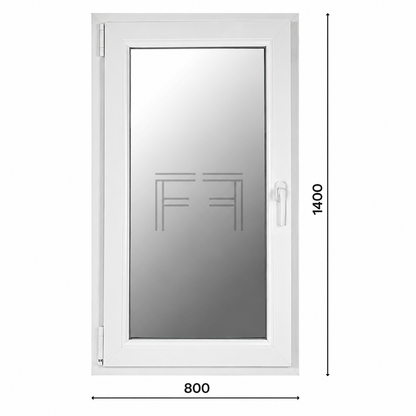 Ventana de una hoja 800x1400