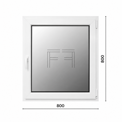 Ventana de una hoja 800x800