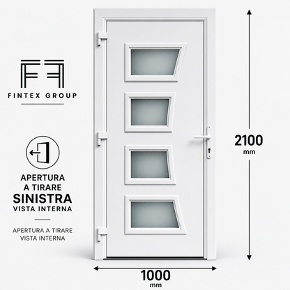 Fintex Porta D'ingresso in Pvc M.1 - 1000 x 2100