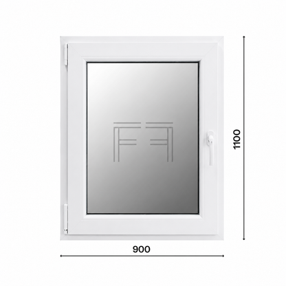 Ventana de una hoja 900x1100
