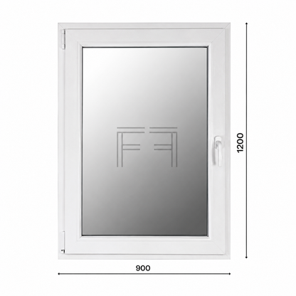 Ventana de una hoja 900x1200