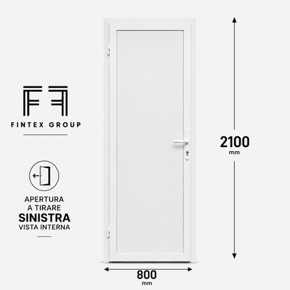 Fintex Porta D'ingresso in Pvc Base - 800 X 2100