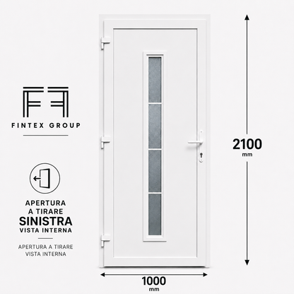 Fintex Porta D'ingresso in Pvc M.3 - 1000 x 2100