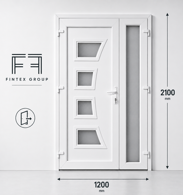FINTEX PORTA D'INGRESSO IN PVC 2 ANTE M.1 1200x2100 CONSEGNA IN 30 GIORNI