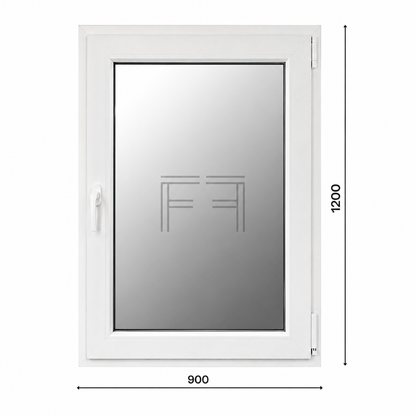 Ventana de una hoja 900x1200