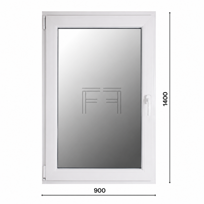 Ventana de una hoja 900x1400