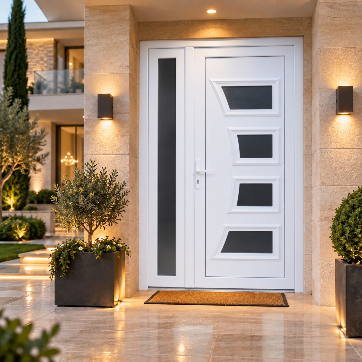 FINTEX PORTA D'INGRESSO IN PVC 2 ANTE M.1 1200x2100 CONSEGNA IN 30 GIORNI