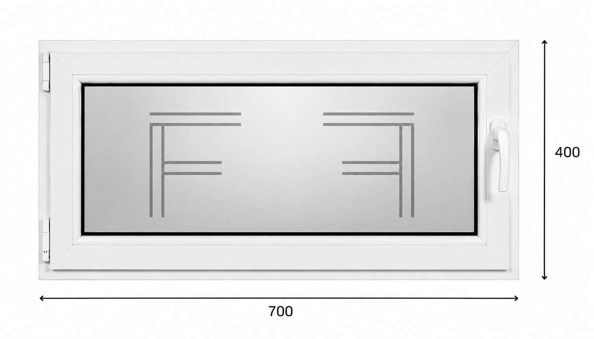 Finestra singola Anta 700X400