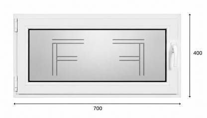 Finestra singola Anta 700X400