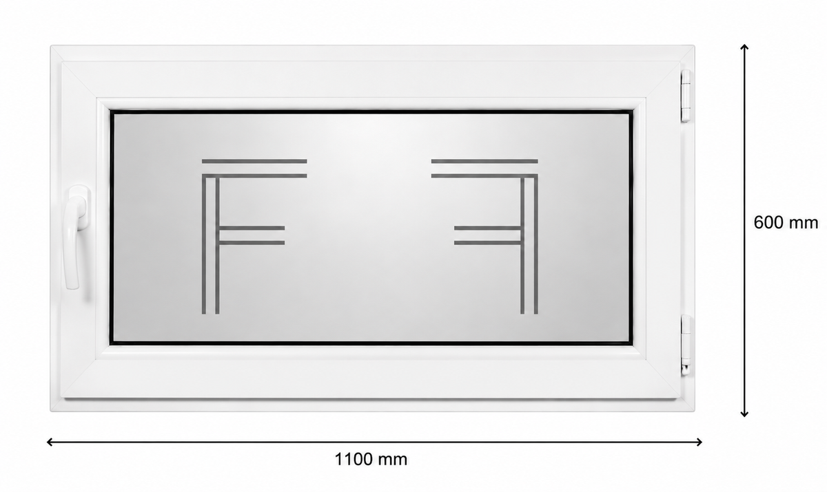 Finestra singola Anta 1100X600
