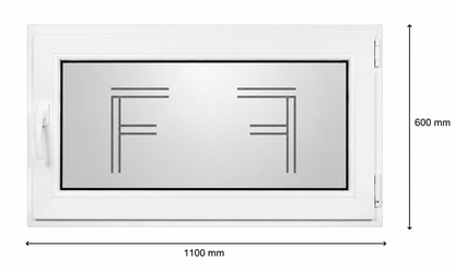 Finestra singola Anta 1100X600