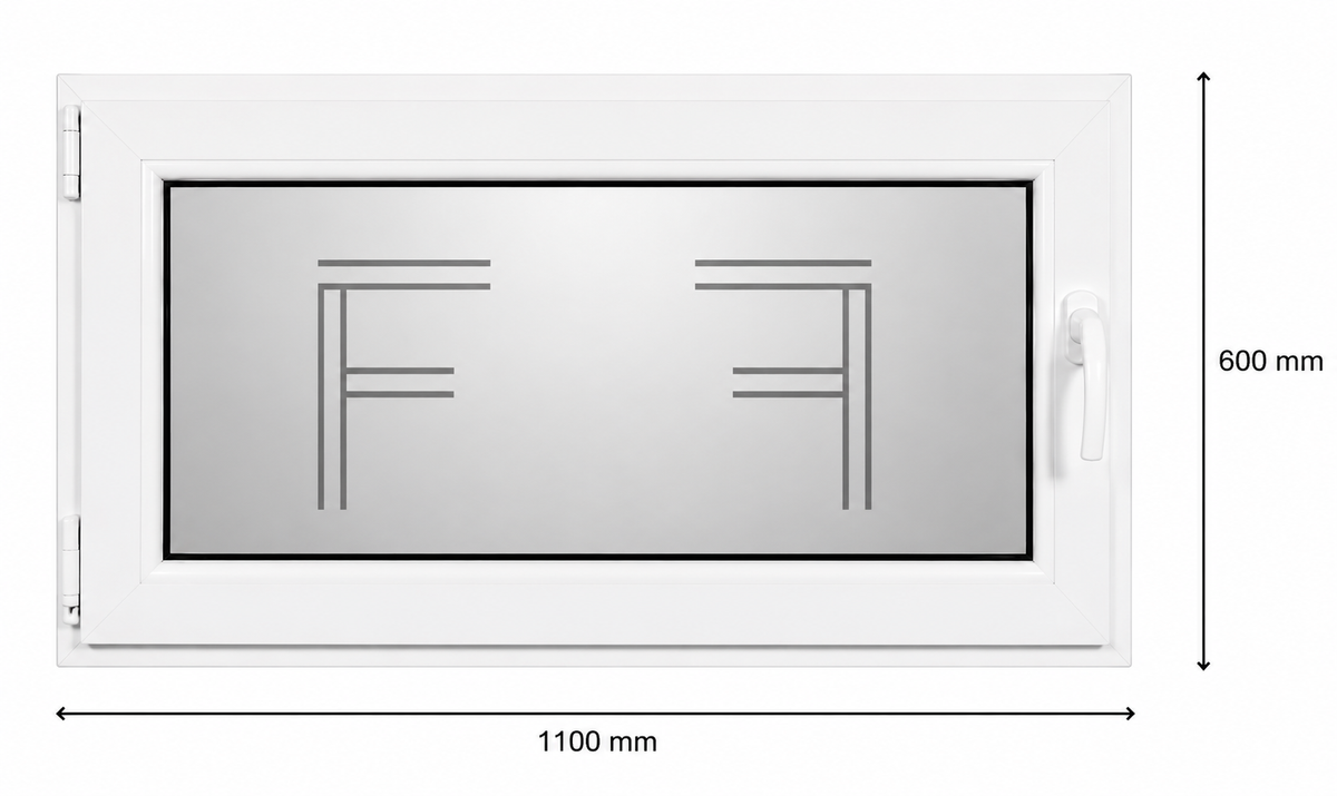 Finestra singola Anta 1100X600