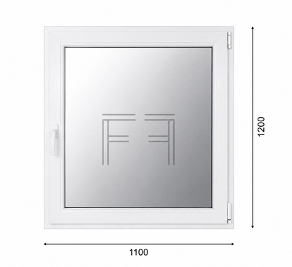 Finestra singola Anta 1100X1200