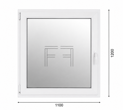 Finestra singola Anta 1100X1200