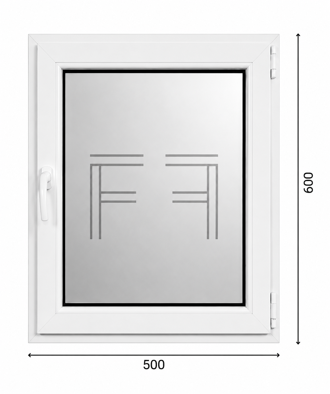Finestra singola Anta 500X600