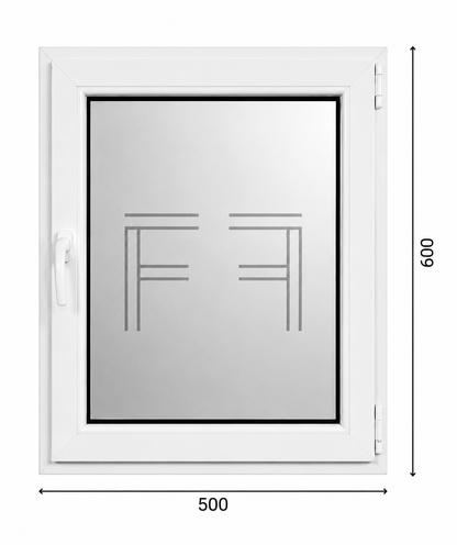 Finestra singola Anta 500X600