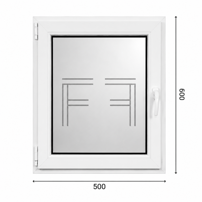 Finestra singola Anta 500X600