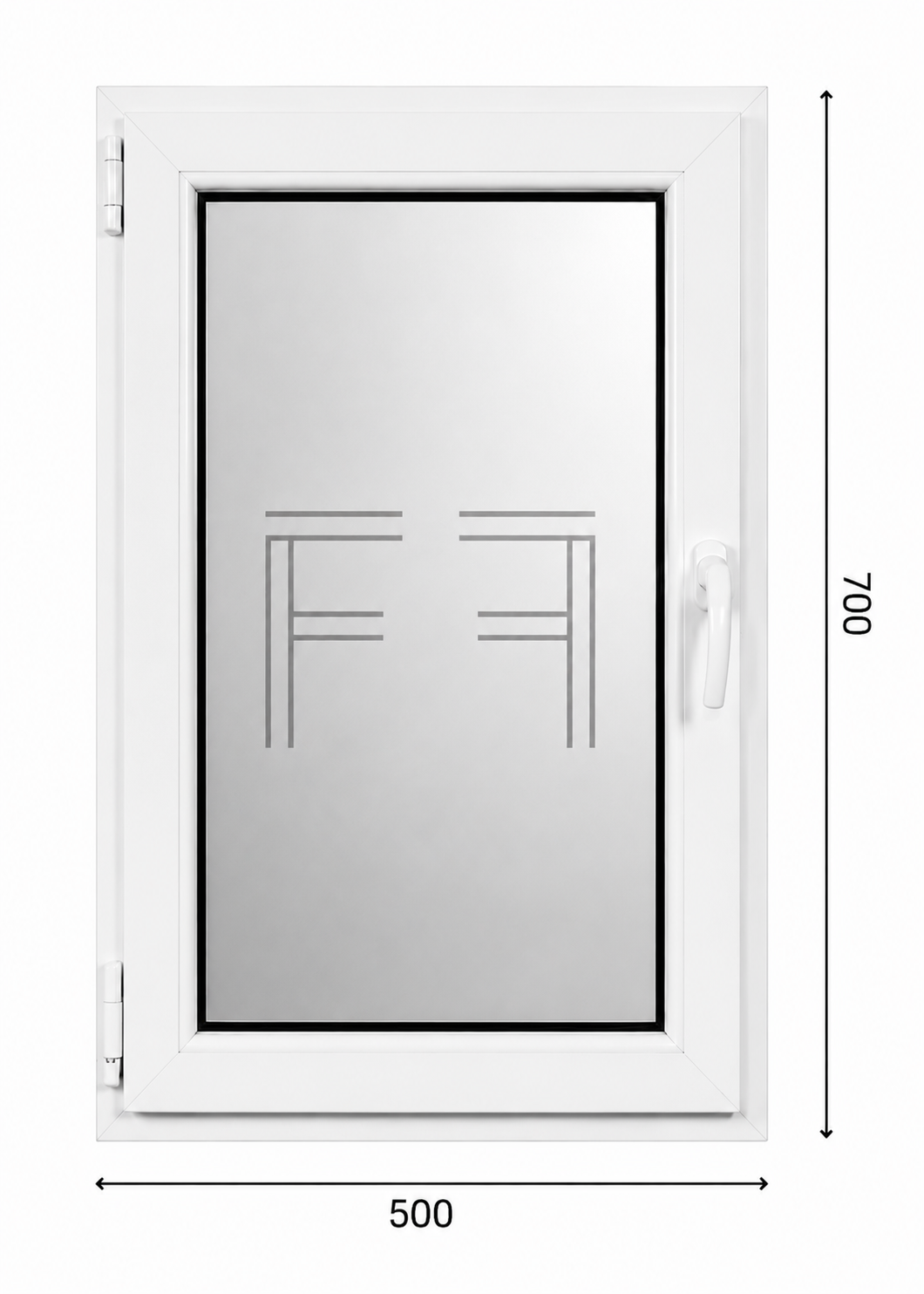 Finestra singola Anta 500X700