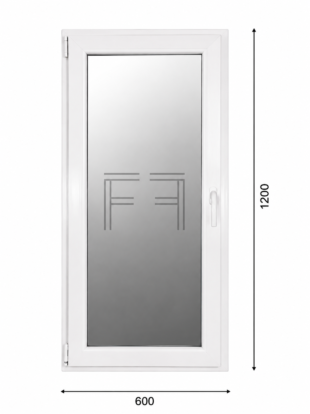 Finestra singola Anta 600X1200
