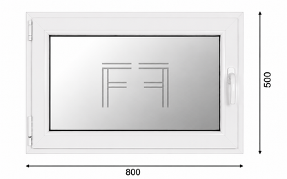 Finestra singola Anta 800X500