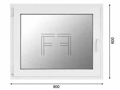 Finestra singola Anta 800X600