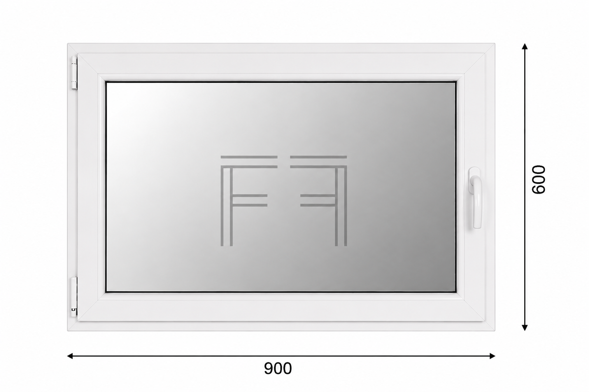 Finestra singola Anta 900X600