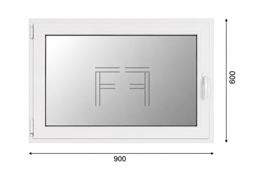 Finestra singola Anta 900X600
