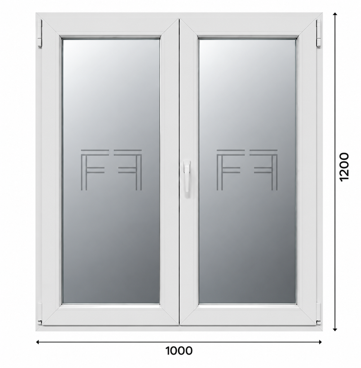 Finestra a due Ante 1000X1200