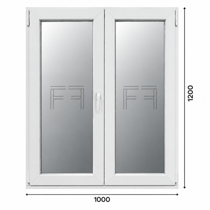 Finestra a due Ante 1000X1200