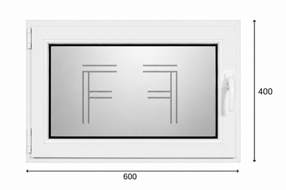 Finestra singola Anta 600X400