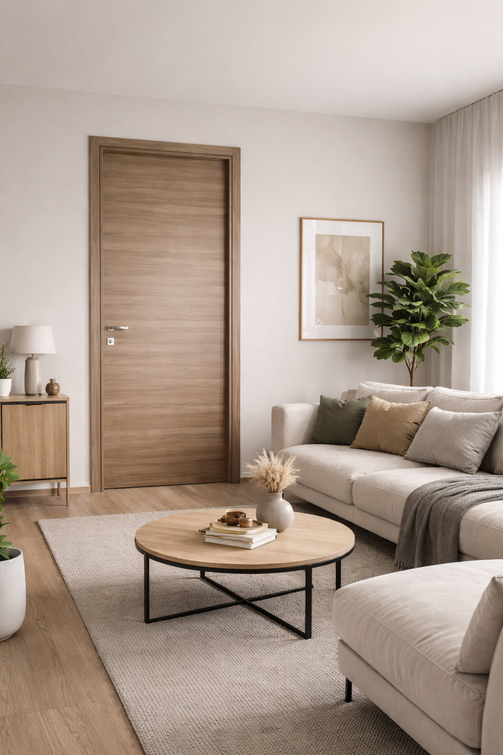 Porta interna battente Marrone M.Milano - 700 x 2100