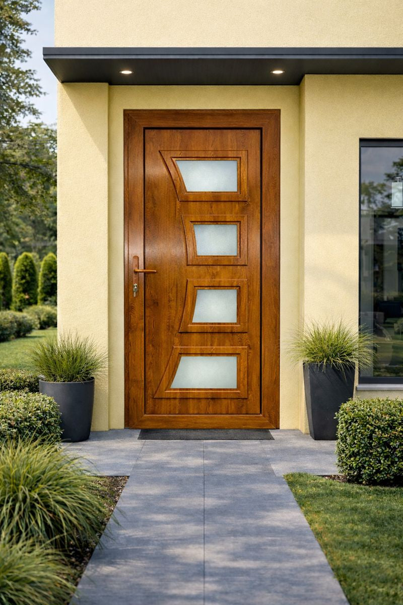 Portoncino d'ingresso in Pvc G. Oak M. 1 - 900 x 2100