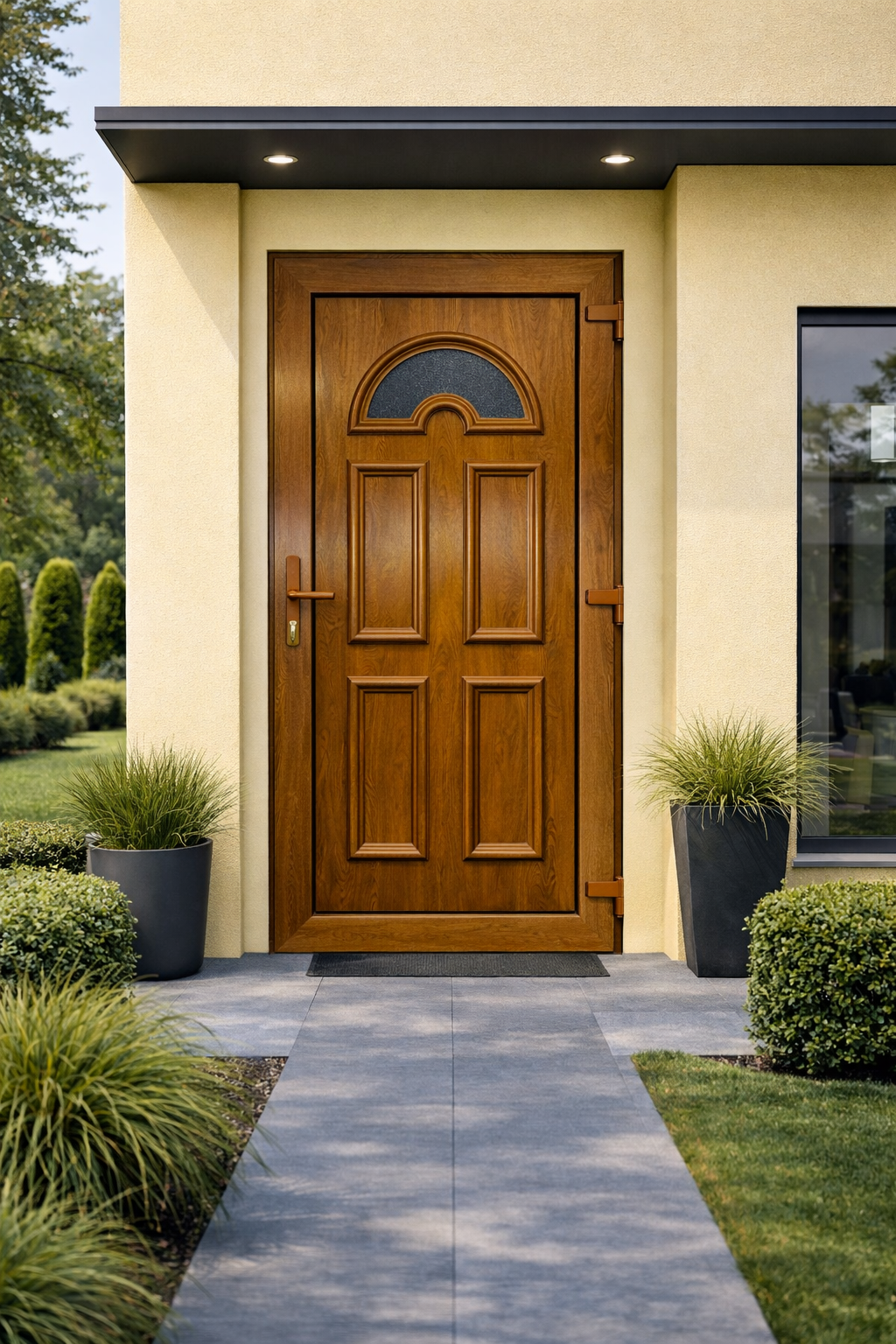 Portoncino d'ingresso in Pvc G. Oak M.4 - 900 x 2100