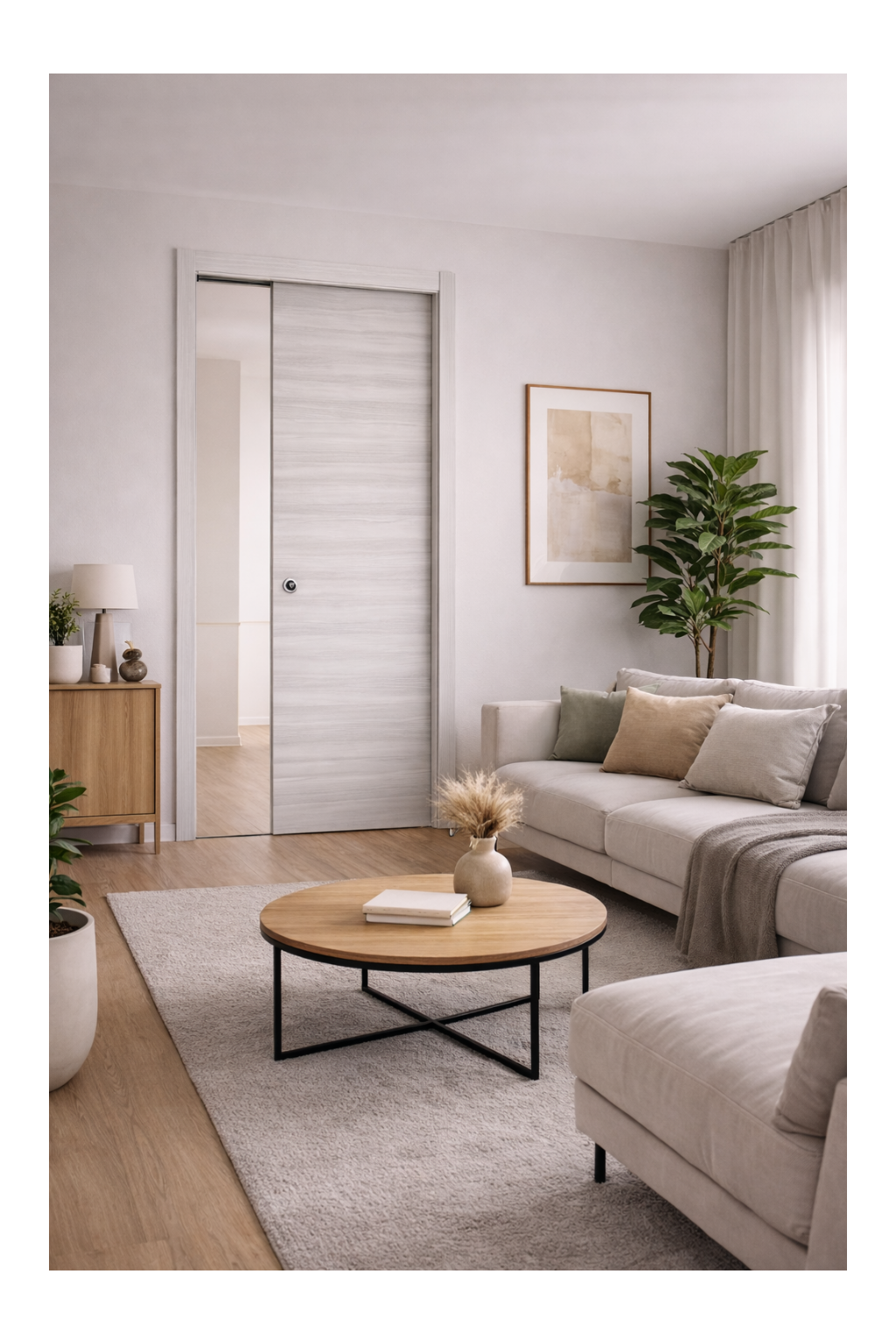 Porta interna scorrevole Grigio M.Milano - 700 x 2100