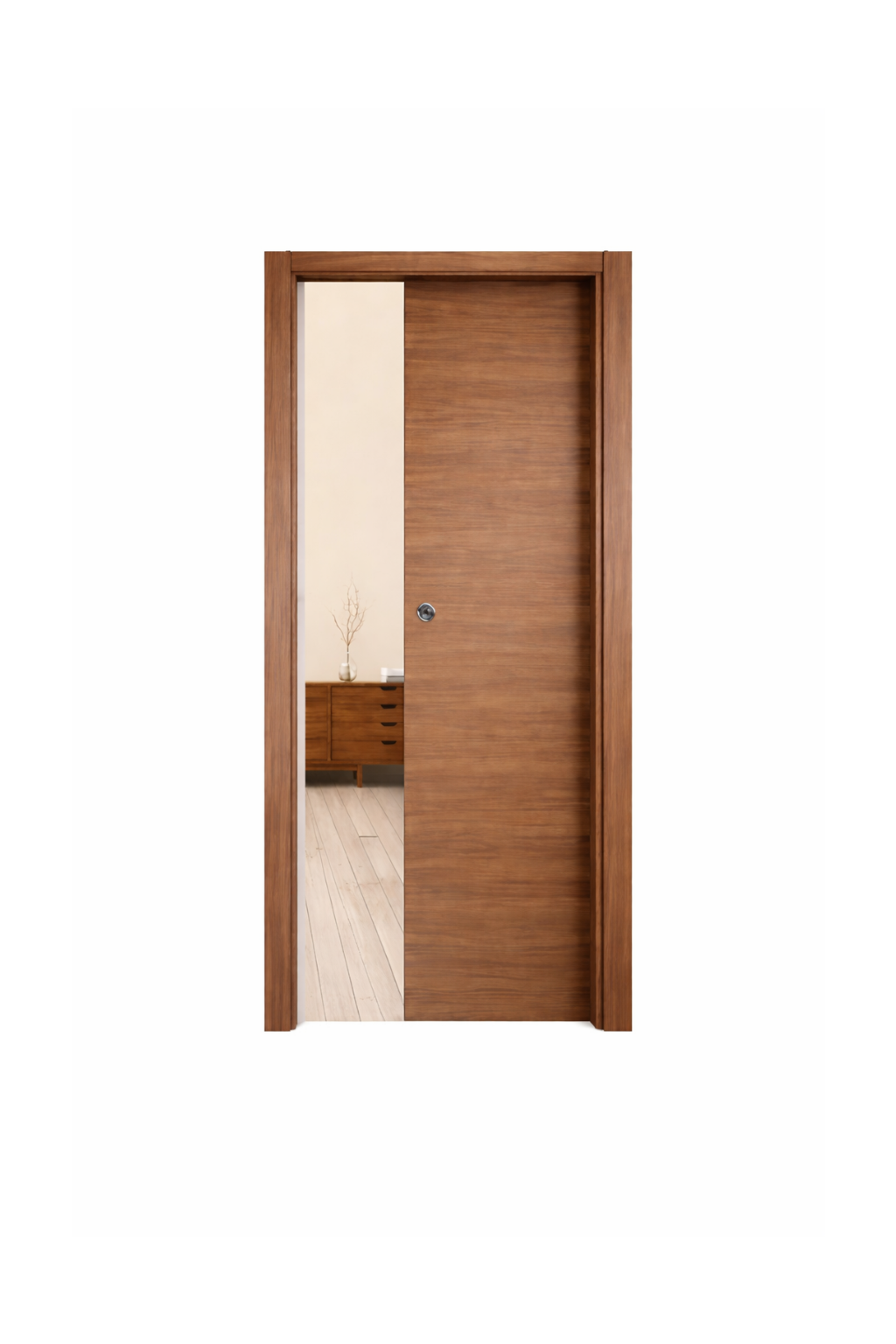 Porta interna scorrevole Marrone M.Milano - 700 x 2100