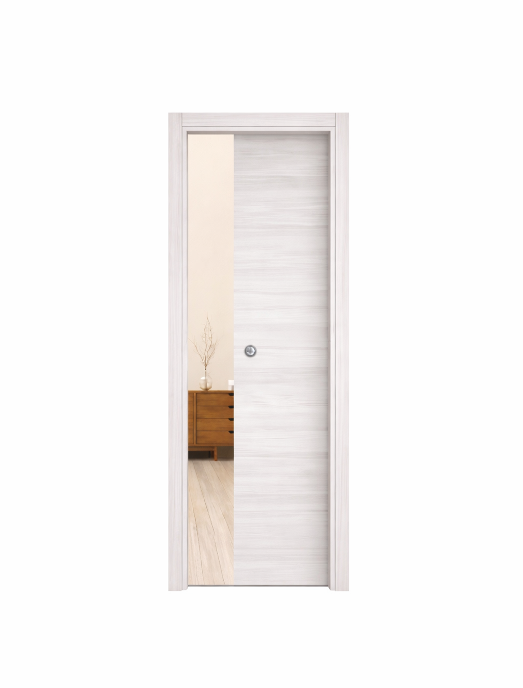Porta interna scorrevole Legno chiaro M.Milano - 700 x 2100