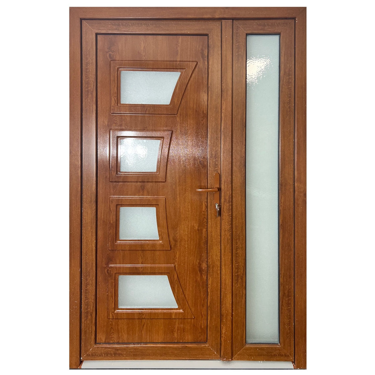 FINTEX PORTA D'INGRESSO IN PVC 2 ANTE M.1 GOLDEN OAK 1200x2100 CONSEGNA IN 30 GIORNI