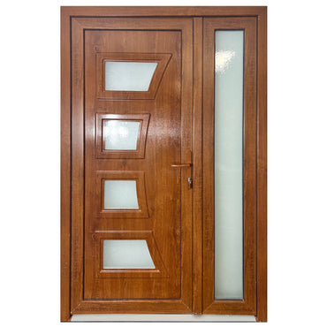 FINTEX PORTA D'INGRESSO IN PVC 2 ANTE M.1 GOLDEN OAK 1200x2100 CONSEGNA IN 30 GIORNI