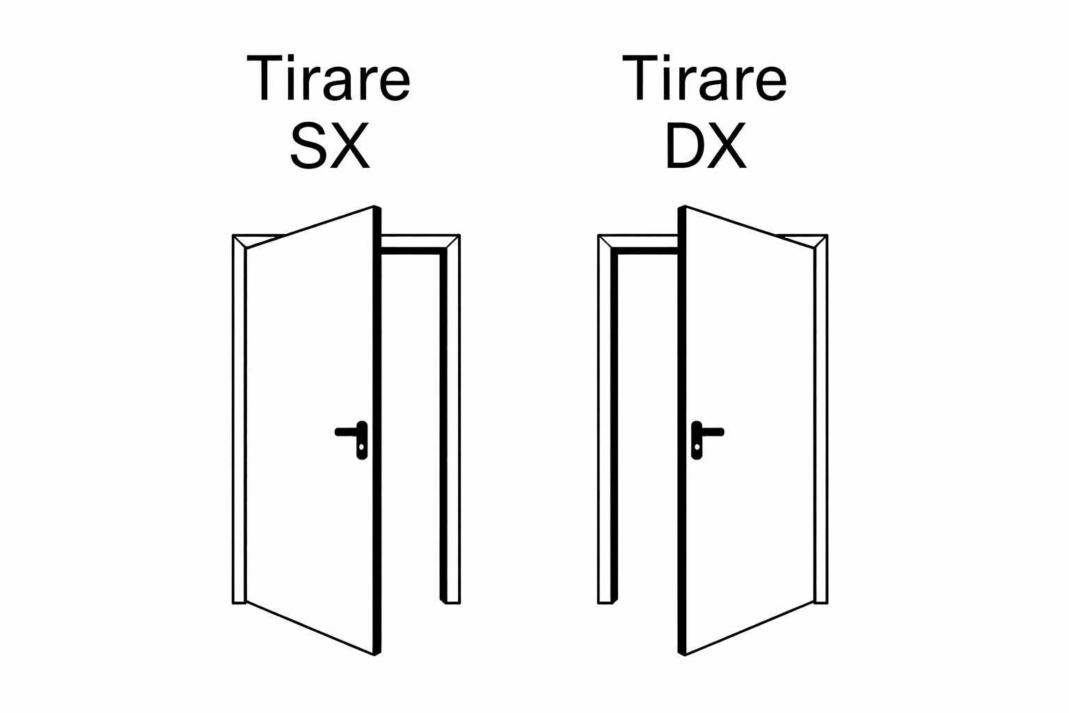 Portoncino d'ingresso in Pvc M.1 - 900 x 2100