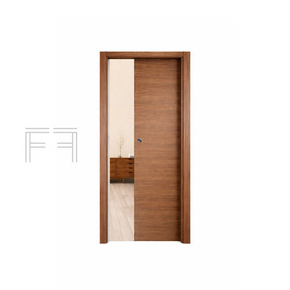 Porta interna scorrevole Nocciola M.Milano - 800 x 2100